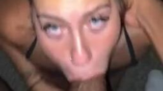 Eye Contact Deepthroat BBC GIF