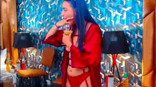 Latina Gag Reflex Cam GIF