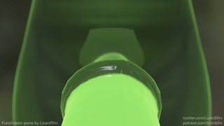 POV Oral Futanari Deepthroat GIF