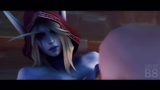 Ее королева - Алекстраза / сильвана World Of Warcraft Futanari
