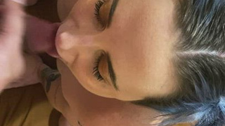 Pregnant Gagging Gag Reflex Cock Worship Breeding Blowjob GIF