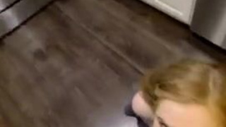 Redhead Deepthroat Blowjob GIF