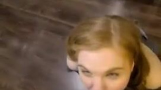 Redhead Deepthroat Blowjob GIF