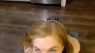 Redhead Deepthroat Blowjob GIF