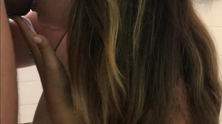 Wet Spit Sloppy Huge Tits Deepthroat Cum Cock Worship Cock Blowjob Big Tits Big Dick Balls Sucking Babe GIF